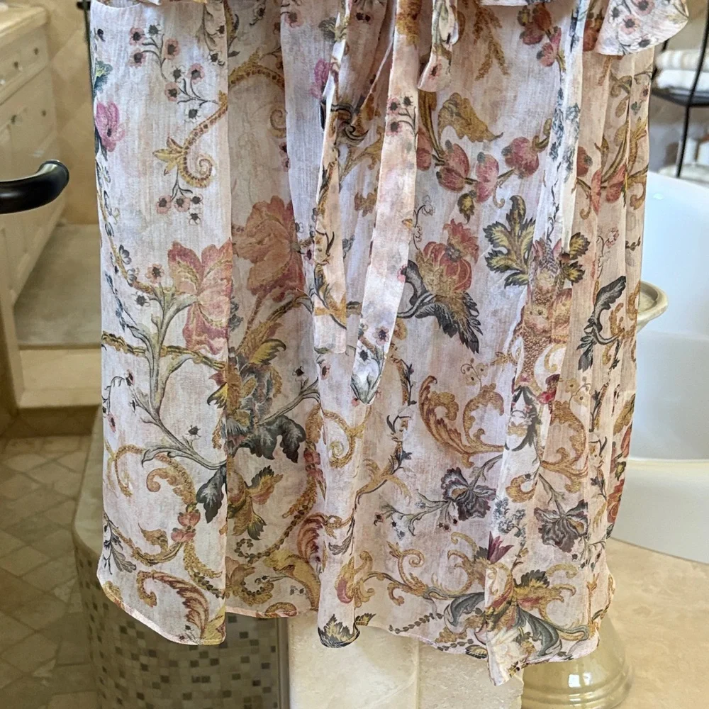 Zimmermann Floral Ruffle Top - Picture 4 of 5